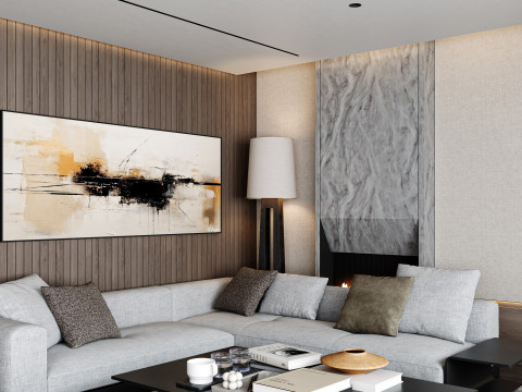 Living Room 57 3D Model