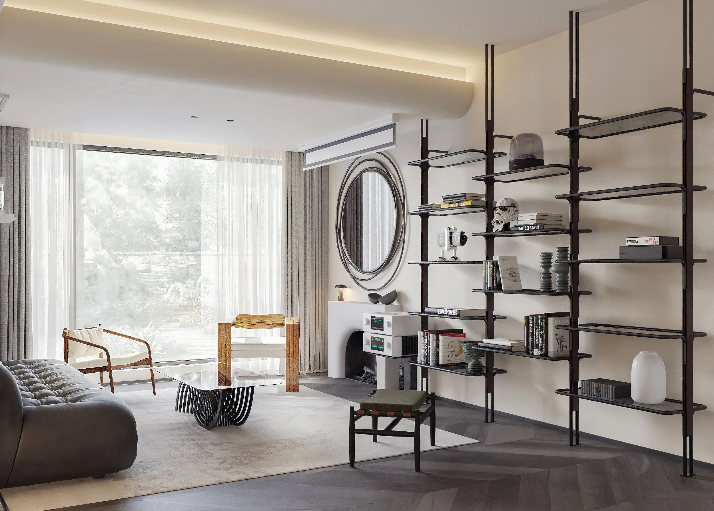Living Room 64 3D Model .c4d .max .obj .3ds .fbx .stl .blend