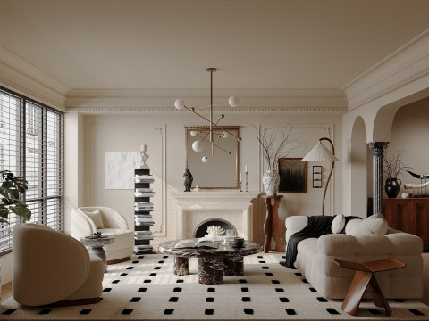 Living Room 66 3D मॉडल