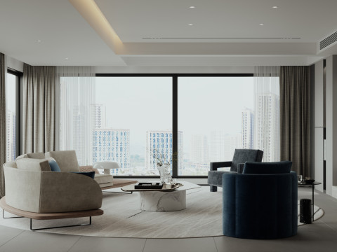 Living Room 68 3D Model