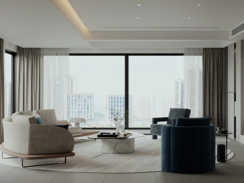 Living Room 68 3D Model