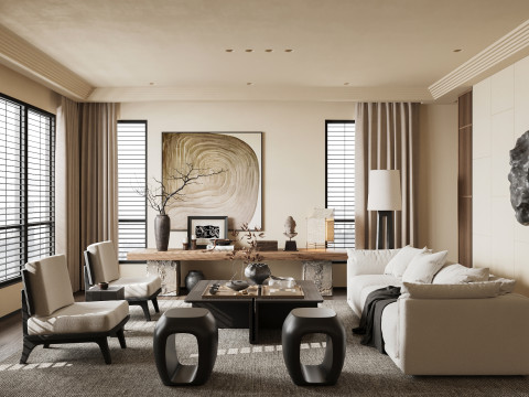Living Room 70 3D Model