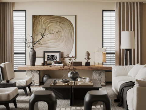 Living Room 70 3D मॉडल