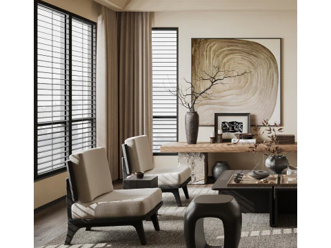 Living Room 70 3D Model