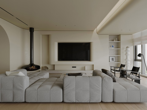 Living Room 72 3D Модель