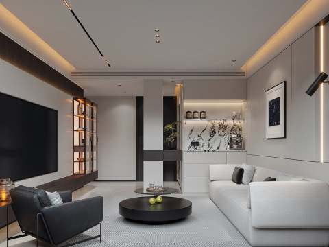 Living Room 73 3D Модель
