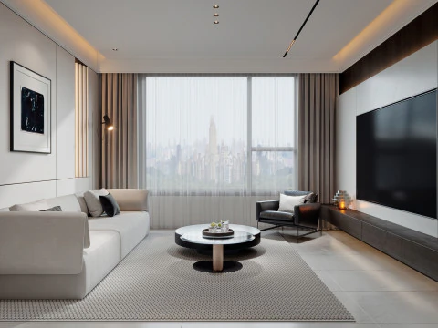 Living Room 73 3D Model