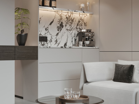 Living Room 73 3D Модель