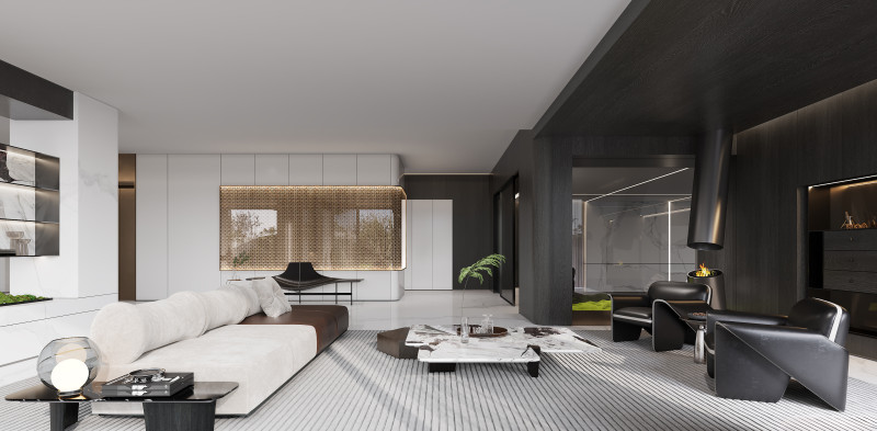 Living Room 74 Modello 3D .c4d .max .obj .3ds .fbx .stl .blend 