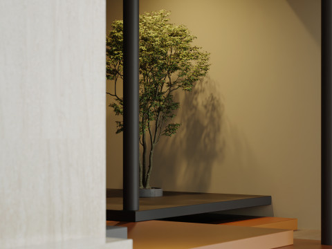 Living Room 75 3D Model