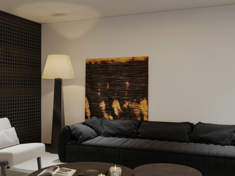 Living Room 76 3D-Modell