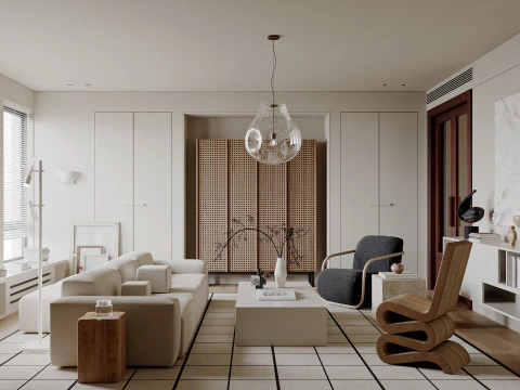 Living Room 81 3D Model