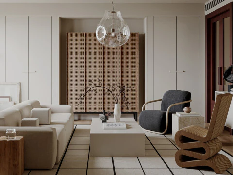 Living Room 81 3D Model