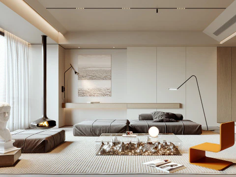 Sala de estar 83 Modelo 3D