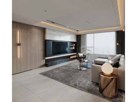 Sala de estar 84 Modelo 3D