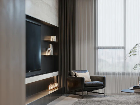 Sala de estar 84 Modelo 3D