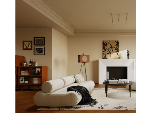 Living Room 86 3D Model
