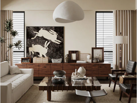 Living Room 88 3D Model