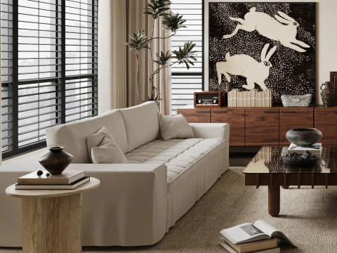 Living Room 88 3D Model