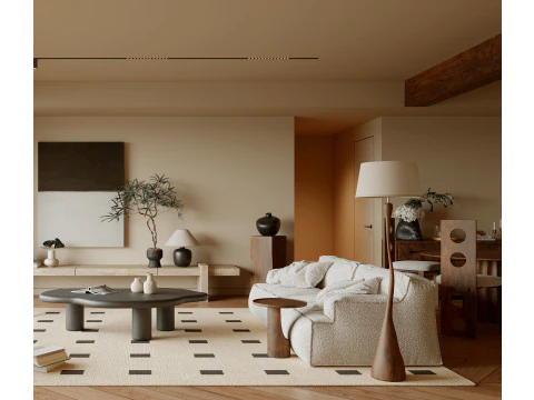 Living Room 91 3D Model