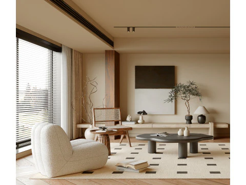 Living Room 91 3D Model