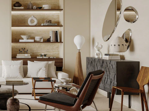 Living Room 93 3D Model