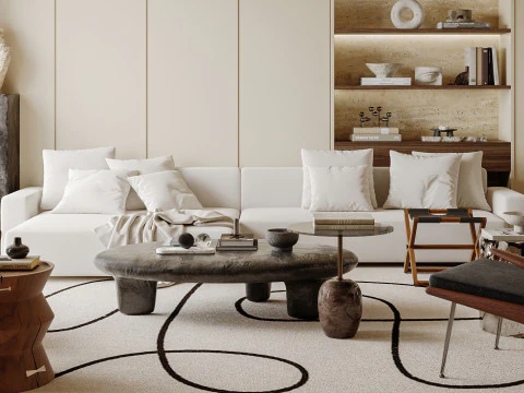 Living Room 93 3D Model