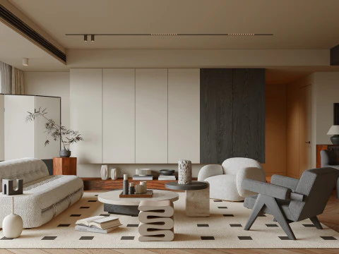 Гостиная 94 3D Модель