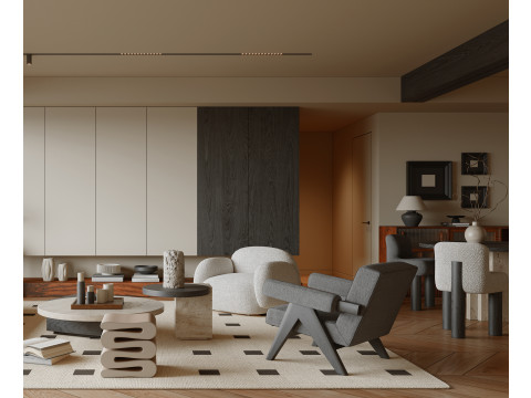 Living Room 94 Model 3D