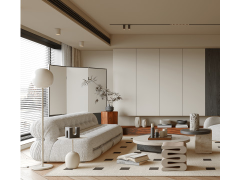 Living Room 94 Model 3D