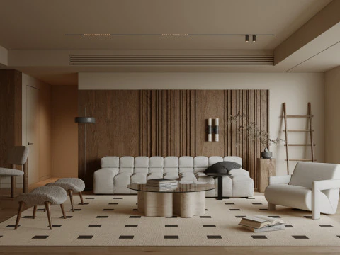 Oturma Odası 95 3D Model