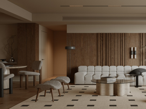 Living Room 95 Modello 3D