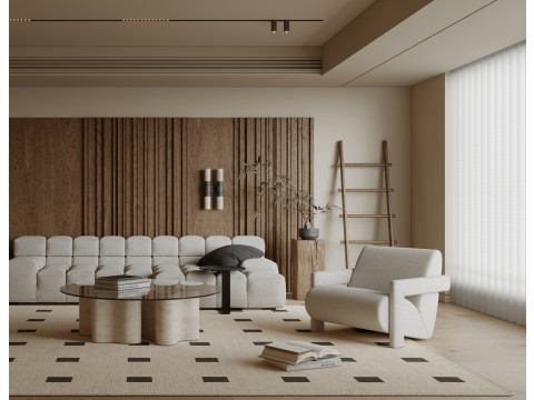 Living Room 95 Modello 3D