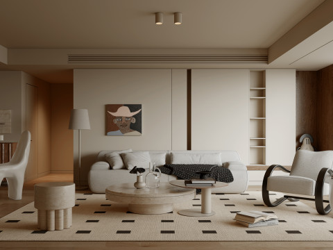 Living Room 96 3D Model