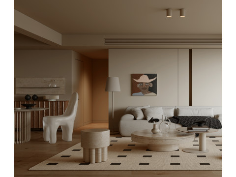 Living Room 96 3D Модель