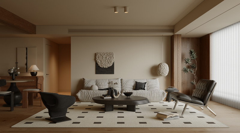 Living Room 97 Modello 3D .c4d .max .obj .3ds .fbx .stl .blend 