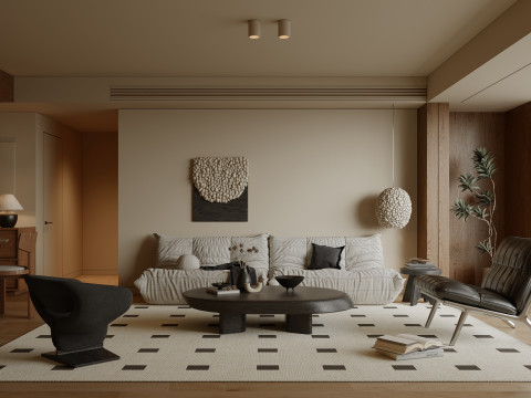 Living Room 97 3D मॉडल