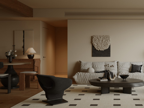 Living Room 97 Modello 3D
