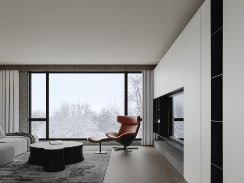 Living Room 98 Model 3D