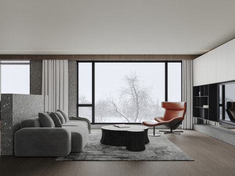 Living Room 98 Model 3D
