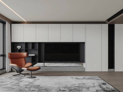 Living Room 98 3D Model