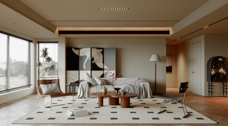 Living Room 100 Model 3D .c4d .max .obj .3ds .fbx .stl .blend 