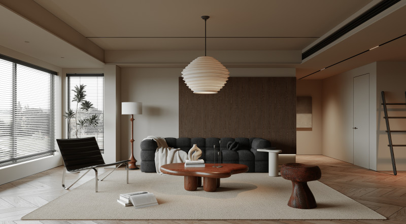 Living Room 101 3D Model .c4d .max .obj .3ds .fbx .stl .blend 