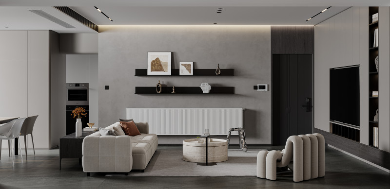 Living Room and Dining Room 102 3D-Modell .c4d .max .obj .3ds .fbx .stl .blend 
