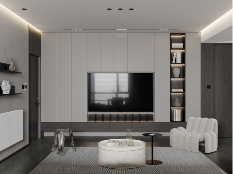 Living Room and Dining Room 102 3D-Modell