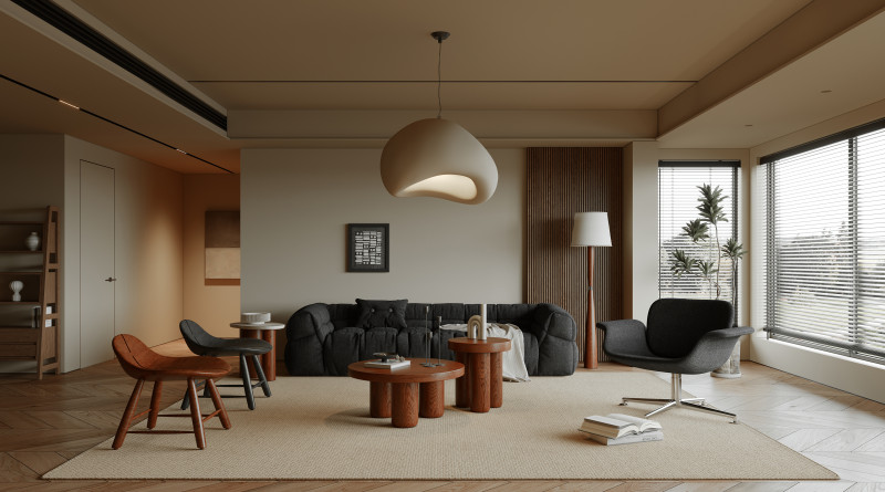 Living Room 103 3D Model .c4d .max .obj .3ds .fbx .stl .blend 