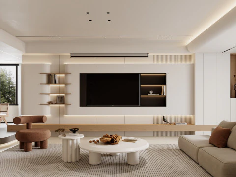 Living Room 104 3D Model