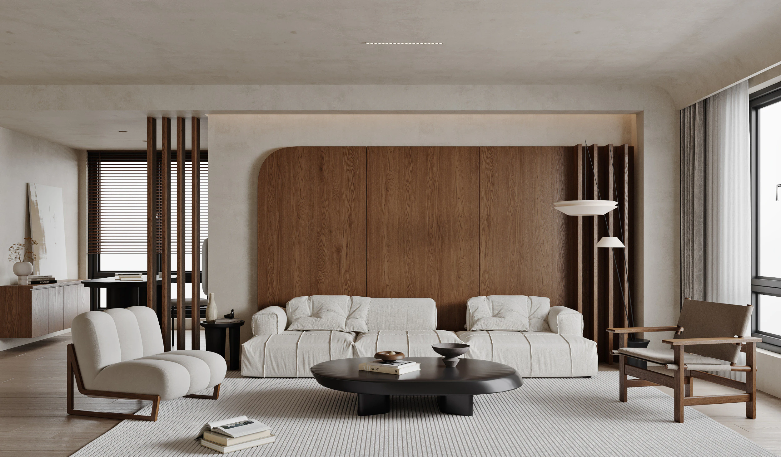 Living Room 105 3D Model .c4d .max .obj .3ds .fbx .stl .blend 