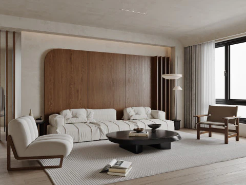 Living Room 105 3D Model