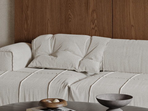Living Room 105 Model 3D